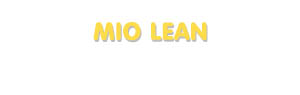 Der Vorname Mio Lean